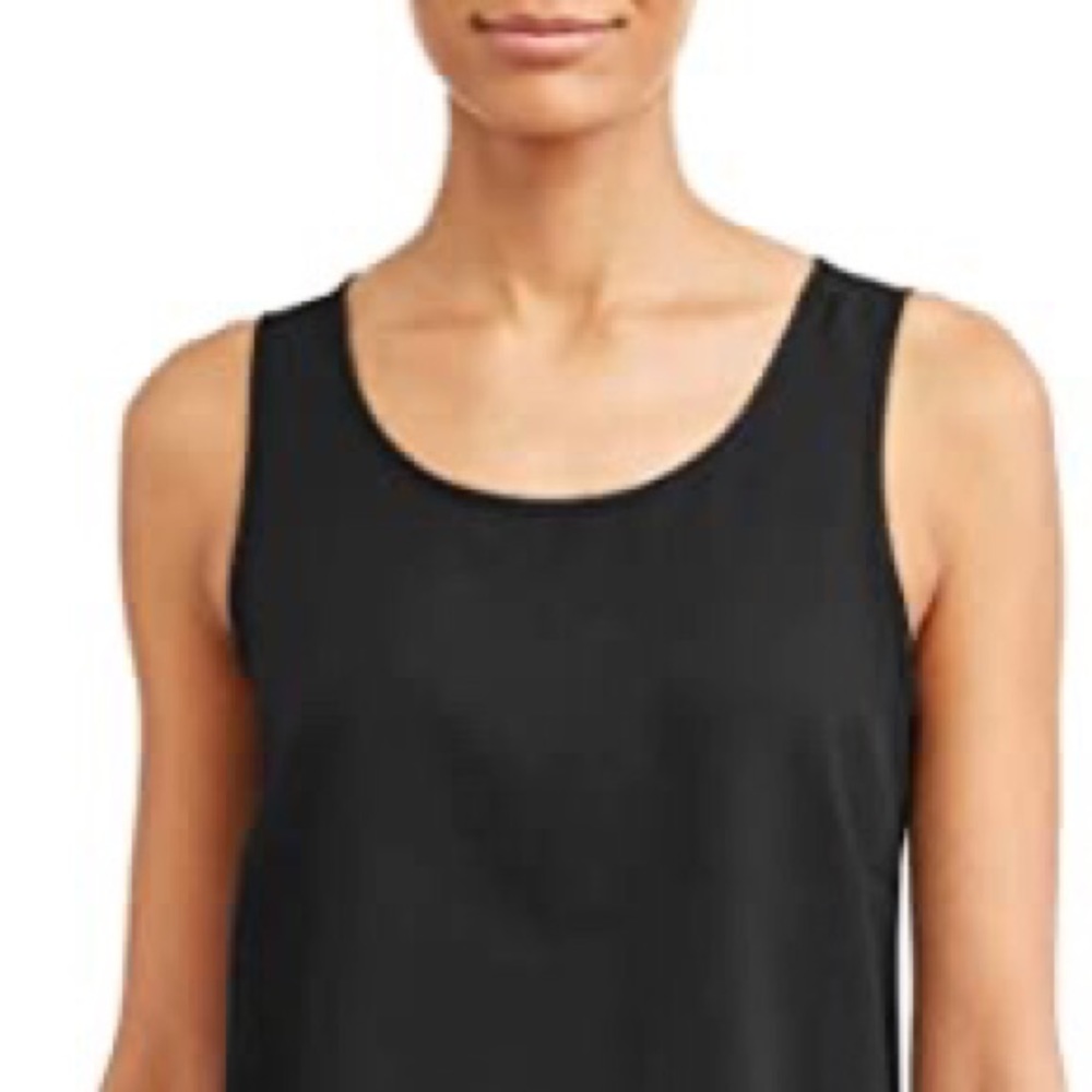 Time & Tru Black Tank Top